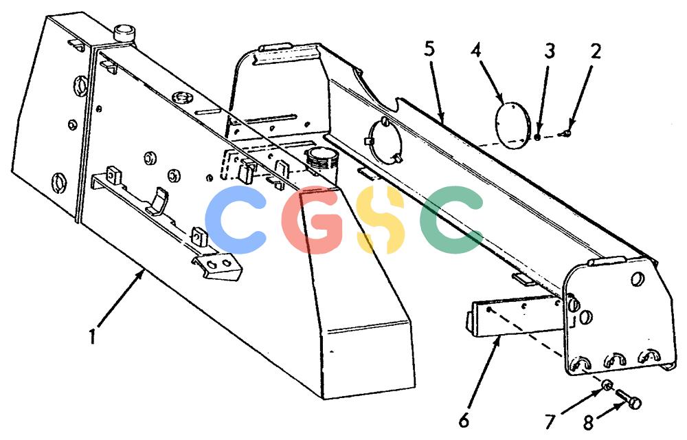 纽荷兰零件查询(FD20) - CRAWLER DOZER (A2.01[001]) - FUEL TANK GUARD New Holland Constructuion