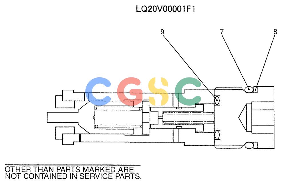 纽荷兰零件查询(E235SRLC) - CRAWLER EXCAVATOR BTW YU04-00837 - YU04-01417 (07-005) - VALVE ASSY, BYPASS New Holland Constructuion