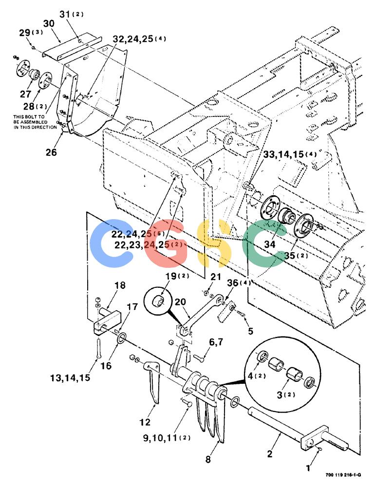 凯斯零件查询(8545) - CASE IH RECTANGULAR BALER (1/89-12/99) (5-02) - CHARGE AND STUFFER ASSEMBLY Case Agriculture