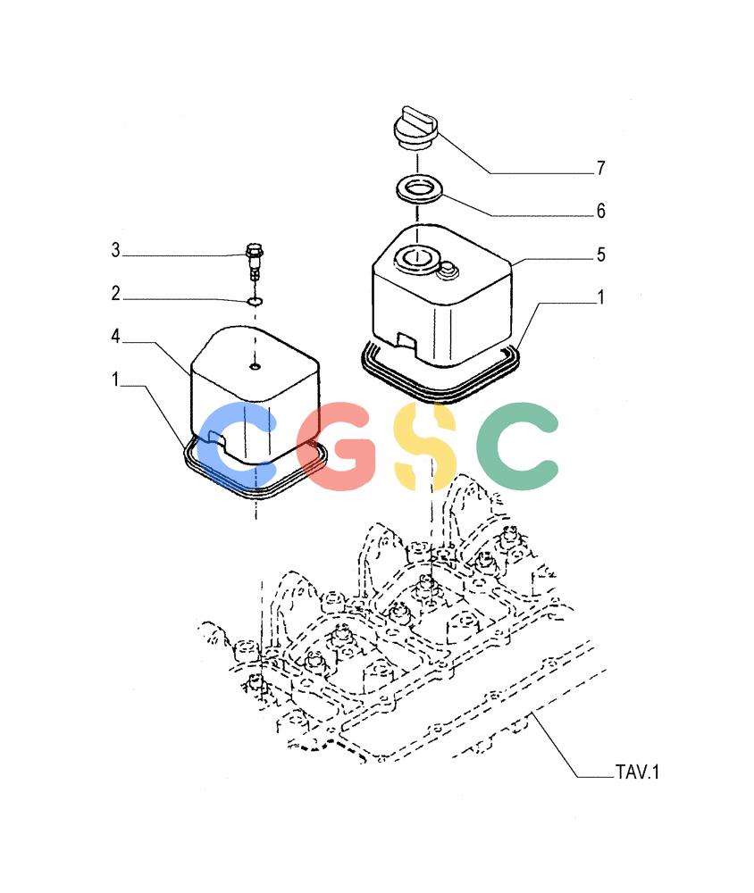 纽荷兰零件查询(FL145) - CRAWLER LOADER (N.A. VERSION) (11/98-) (0.060[03]) - CYLINDER HEAD New Holland Constructuion
