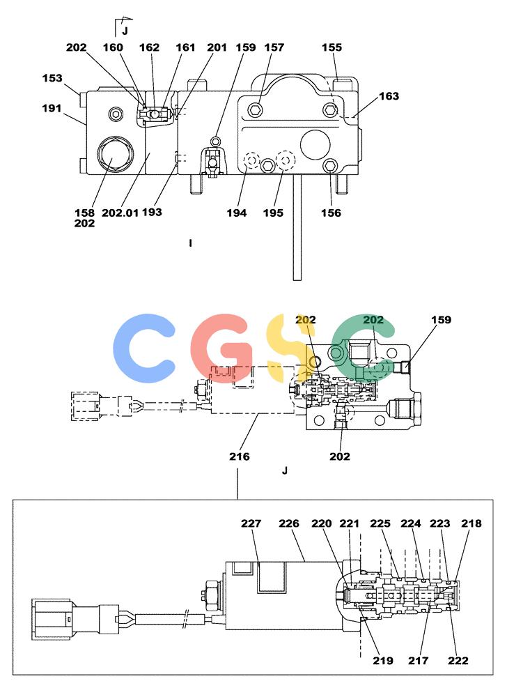 纽荷兰零件查询(E805) - CRAWLER EXCAVATOR TIER 3 (7/06-) (08-103-00[01]) - HIGH PRESSURE PUMP - REGULATOR New Holland Constructuion