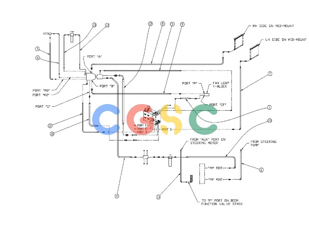 凯斯零件查询(438) - FLEX-AIR APPLICATOR - 1999 (2/99-3/03) (11-003) - HOSE GROUP, FLEX, 4375 Case Agriculture