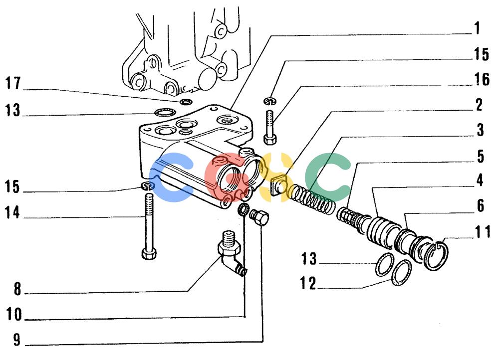纽荷兰零件查询(FL14E) - CRAWLER LOADER (B2.33[004]) - DISTRIBUTOR VALVE New Holland Constructuion