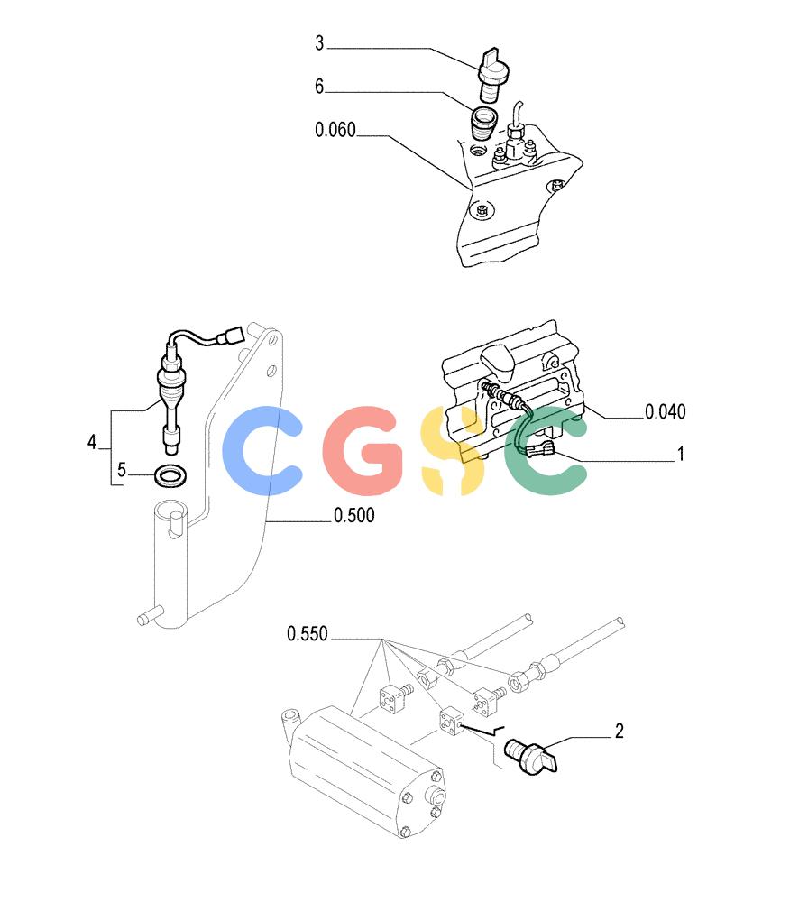 纽荷兰零件查询(FL145) - CRAWLER LOADER (N.A. VERSION) (11/98-) (6.712[02]) - ELECTRIC COMPONENTS New Holland Constructuion