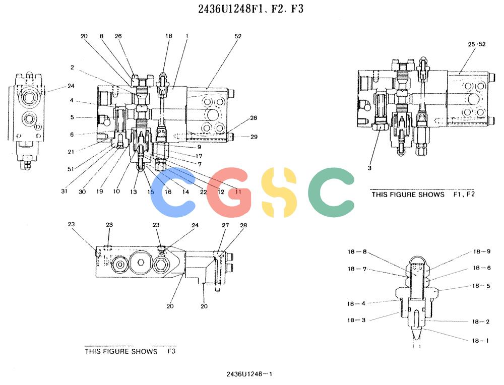 神钢零件查询(K912LC) - MARK II EXCAVATOR ASN YC0301-0737 (1/88-12/03) (11-022) - VALVE ASSY, HOLDING Kobelco
