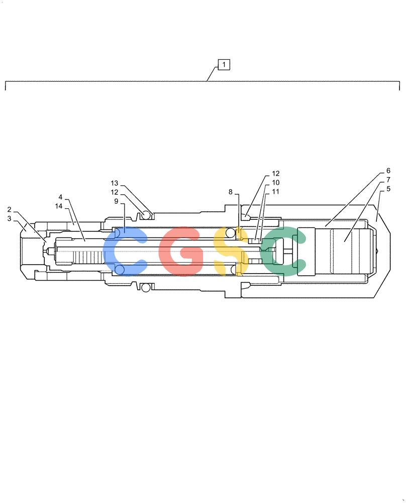 神钢零件查询(ED160 BLADE) - HYDRAULIC EXCAVATOR - ASN LH02-01501 (9/12-12/13) (35.353.AD[04]) - RELIEF VALVE, TRAVEL MOTOR & REDUCTION GEAR Kobelco