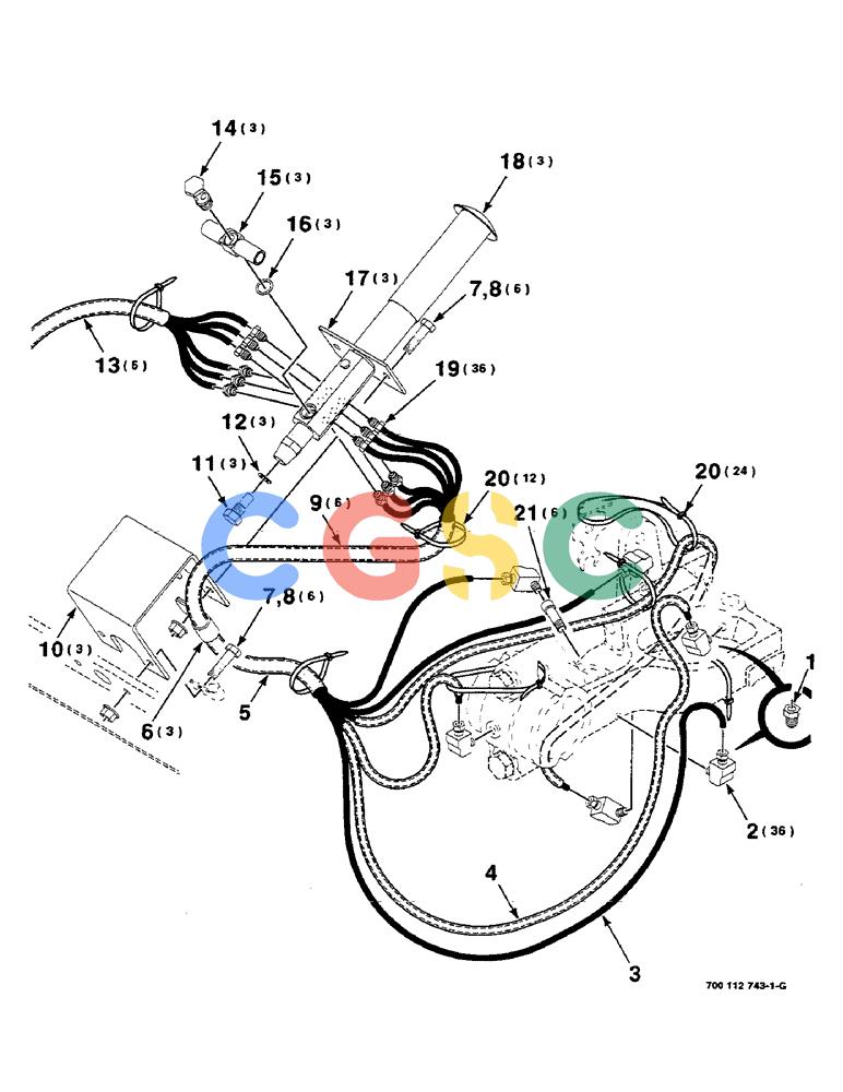 凯斯零件查询(8580) - CASE IH LARGE RECTANGULAR BALER (1/88-12/98) (06-40) - LUBE PUMP AND LINE ASSEMBLY, KNOTTER Case Agriculture