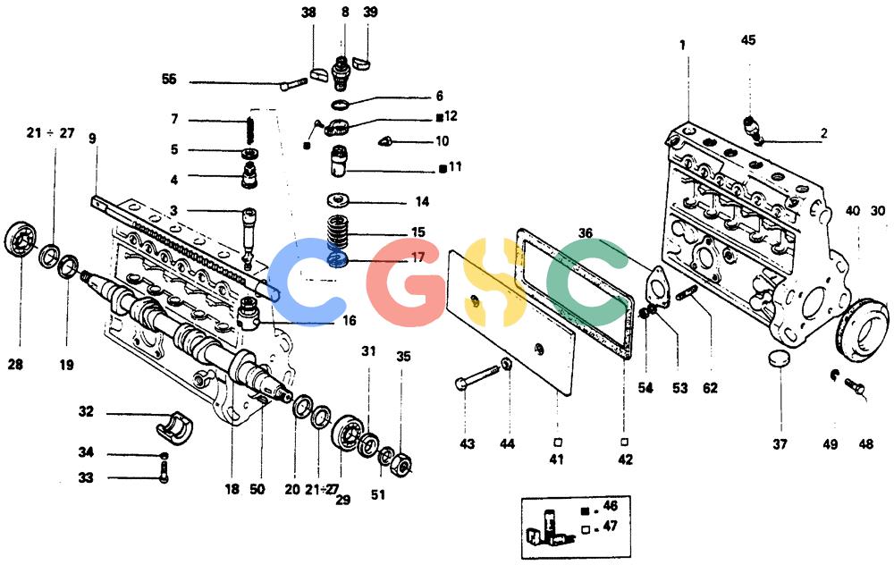 纽荷兰零件查询(65B) - MOTORGRADERS (A2.335[002]) - INJECTION PUMP (COMPONENTS) New Holland Constructuion