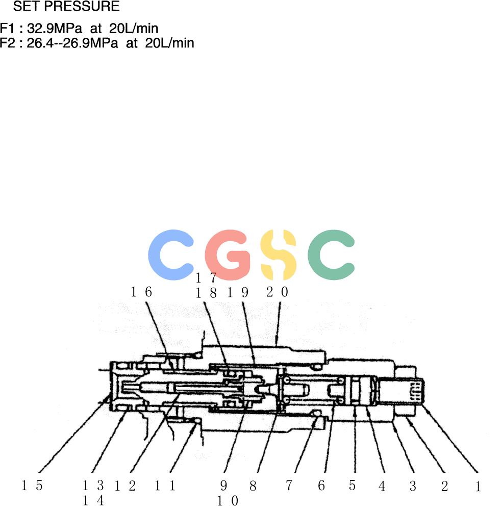 纽荷兰零件查询(E80BMSR) - CRAWLER EXCAVATOR ASN LF05-04001 - (N8TA18060) (HC028-01[1]) - VALVE, RELIEF New Holland Constructuion