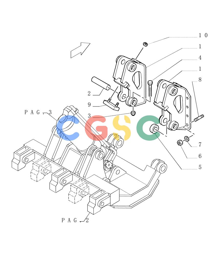 纽荷兰零件查询(DC150.B) - CRAWLER DOZER TIER 2 (3/03-) (9.522[01]) - RIPPER (RP) - 'RECO' - 10F - OPTIONAL CODE 784177021 - VERSION (03) New Holland Constructuion