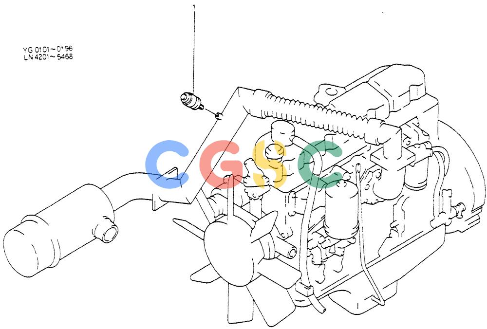 神钢零件查询(K907CLC) - EXCAVATOR BTW YG0101 - YG0500 (1/85-12/03) (08-005) - REWORK POWER PLANT Kobelco
