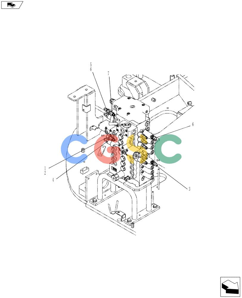 纽荷兰零件查询(E70BSR) - COMPACT CRAWLER EXCAVATOR ASN YT06-18001 (01-026[05]) - CONTROL LINES, MAIN (NIBBLER & BREAKER + DOZER + BOOM ARM SAFETY) New Holland Constructuion