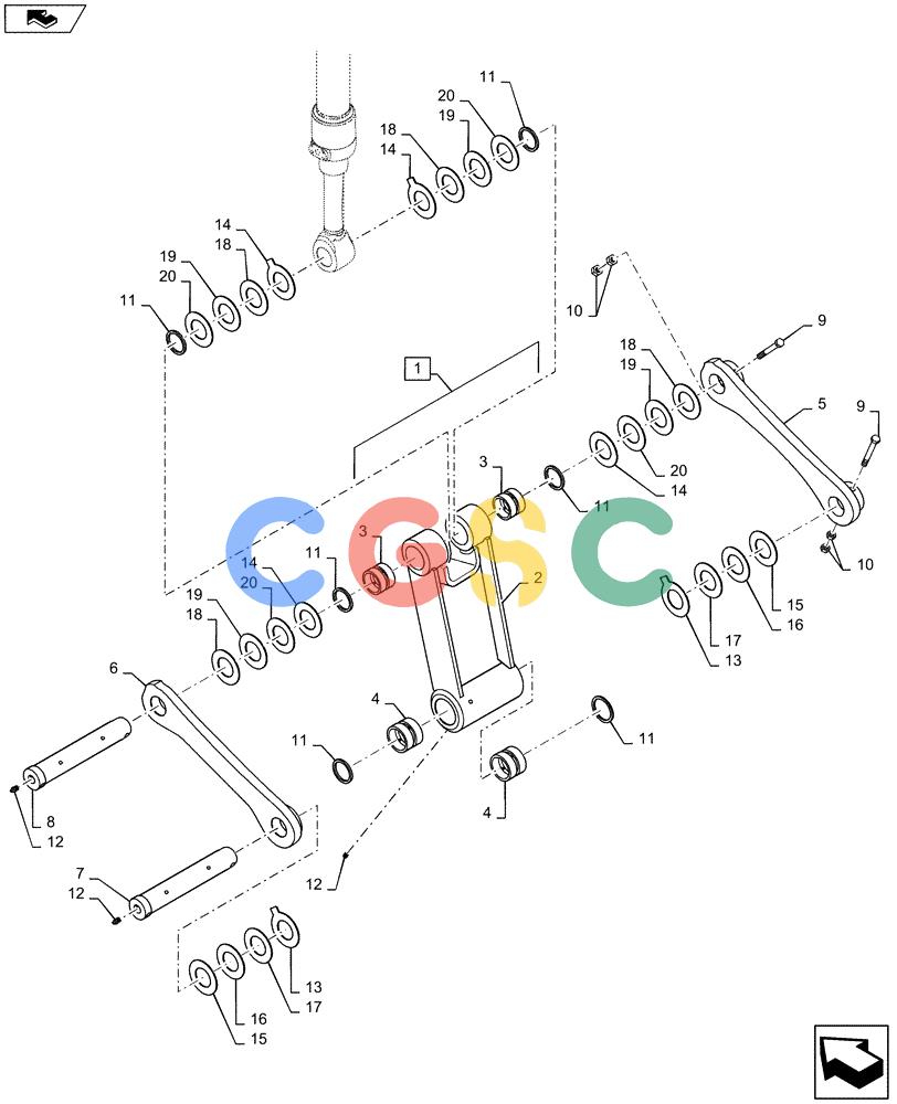 神钢零件查询(ED160 BLADE) - HYDRAULIC EXCAVATOR - ASN LH02-01501 (9/12-12/13) (84.100.AP[02]) - ARM, GROUP 2.84M Kobelco