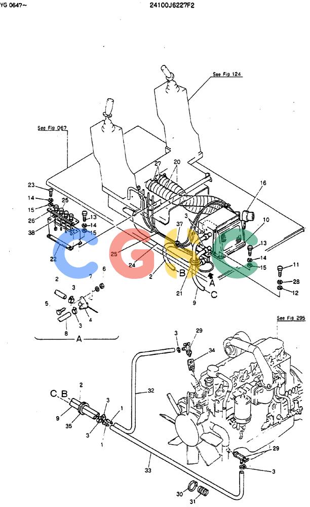 神钢零件查询(MD180LC) - EXCAVATOR ASN YG0647 (1/80-12/06) (05-011) - HEATER & DEFROSTER Kobelco