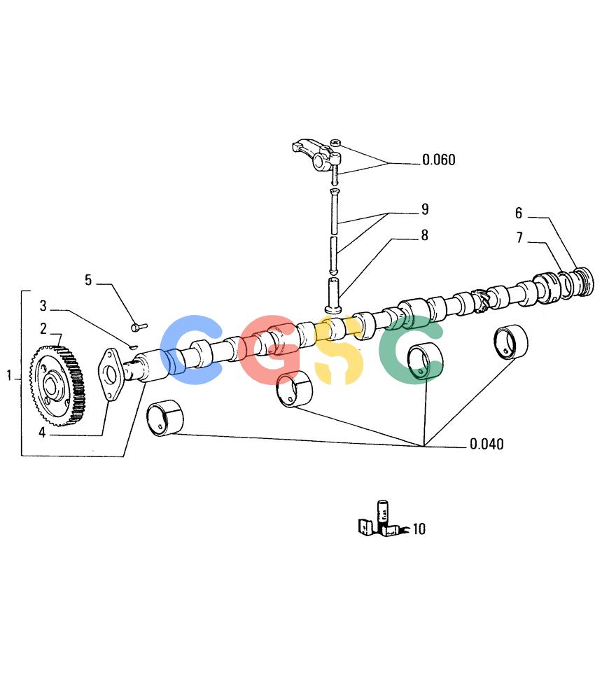 纽荷兰零件查询(FD175) - CRAWLER DOZER (N.A. VERSION)(S/N 061640 & AFTER) (1/93-) (0.120[01]) - CAMSHAFT - TIMING CONTROL New Holland Constructuion