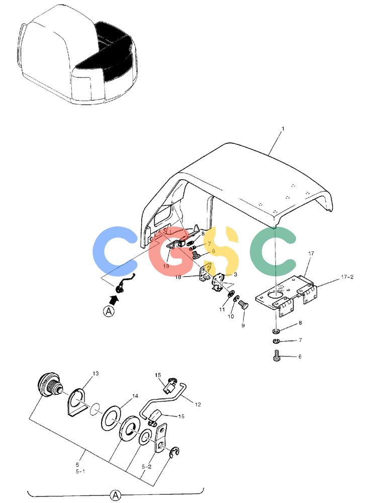 纽荷兰零件查询(EH80) - MIDI CRAWLER EXCAVATOR ASN LF04-02000 (N4TA18001 thru N4TA18010, ASN N5TA18011 -) (NA) (1/ (073) - COVER ASSEMBLY New Holland Constructuion