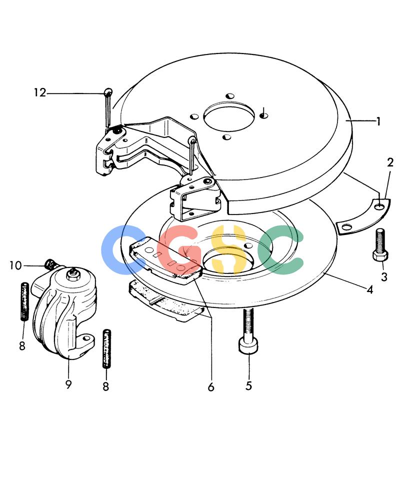 纽荷兰零件查询(H48) - RICHIER EXCAVATOR (1/74-12/84) (07A04) - SWING REDUCTION GEAR New Holland Constructuion