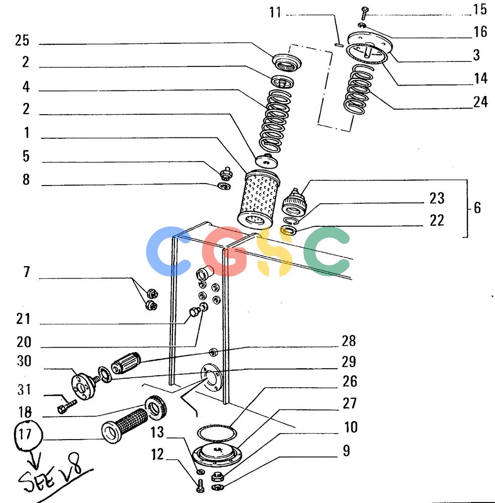 纽荷兰零件查询(FL14E) - CRAWLER LOADER (E3.28[001]) - OIL TANK New Holland Constructuion