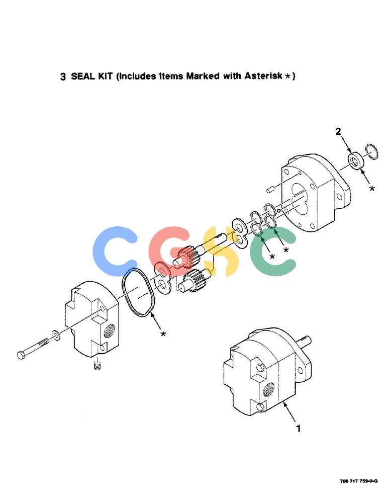 凯斯零件查询(8585) - KNOTTER BLOWER KIT (1/98-12/00) (9-12) - HYDRAULIC MOTOR ASSEMBLY, 700717759 HYDRAULIC MOTOR ASSEMBLY COMPLETE Case Agriculture