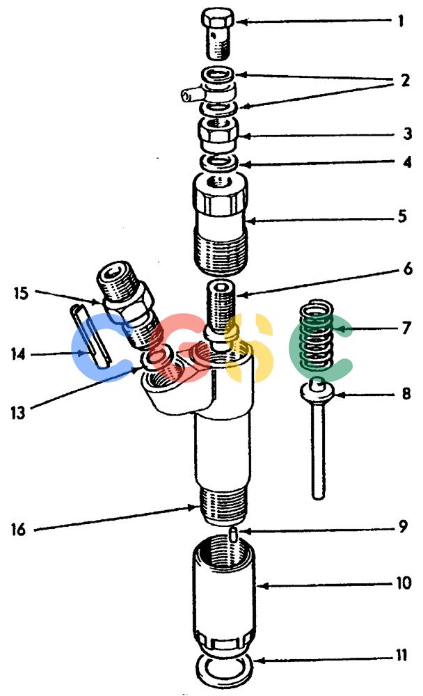 纽荷兰零件查询(65B) - MOTORGRADERS (A2.35/1[001]) - NOZZLE HOLDER (FIAT) New Holland Constructuion