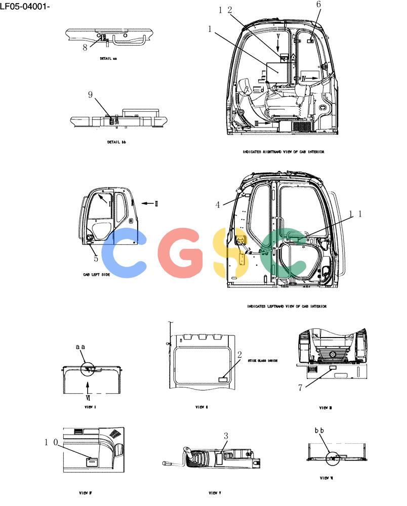 纽荷兰零件查询(E80BMSR) - CRAWLER EXCAVATOR ASN LF05-04001 - (N8TA18060) (960-27-1[1]) - NAME PLATE INSTAL [REQUIRED(WARNING)] New Holland Constructuion