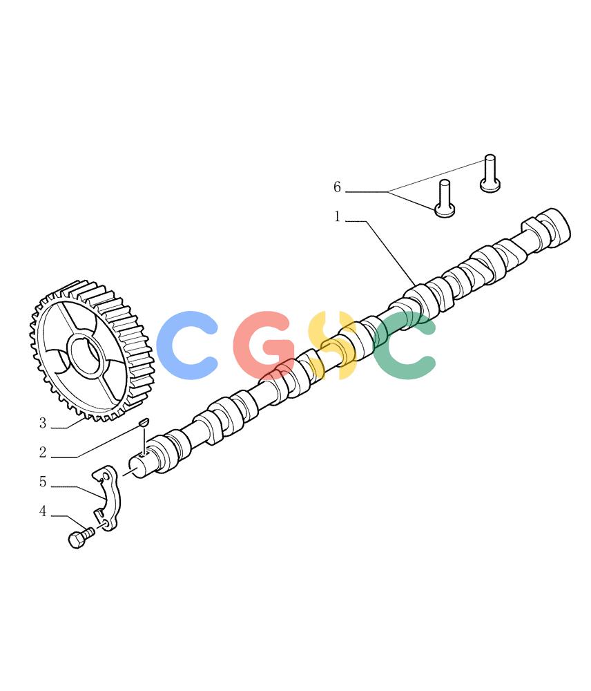 纽荷兰零件查询(DC150PS) - CRAWLER DOZER (0.120[01]) - CAMSHAFT - TIMING CONTROL New Holland Constructuion