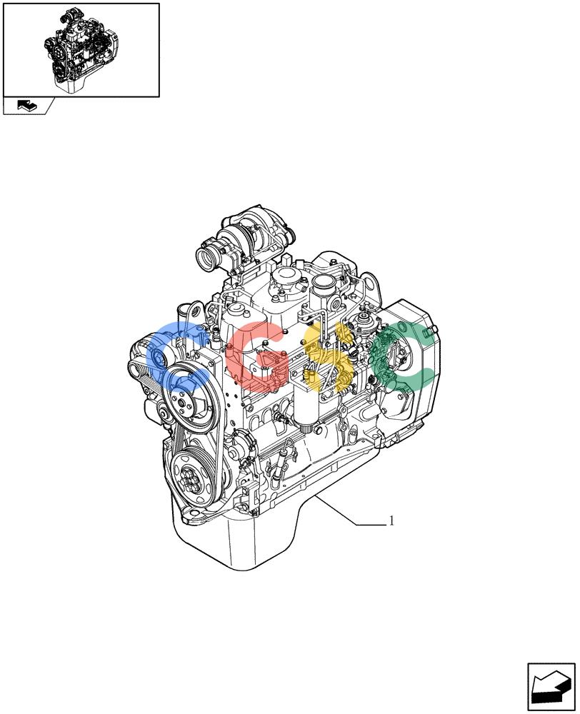 神钢零件查询(F4GE9484A J601) - ENGINE - 504103783 - 920019898 (1/13-) (0.02.1) - ENGINE - (504103783) Kobelco