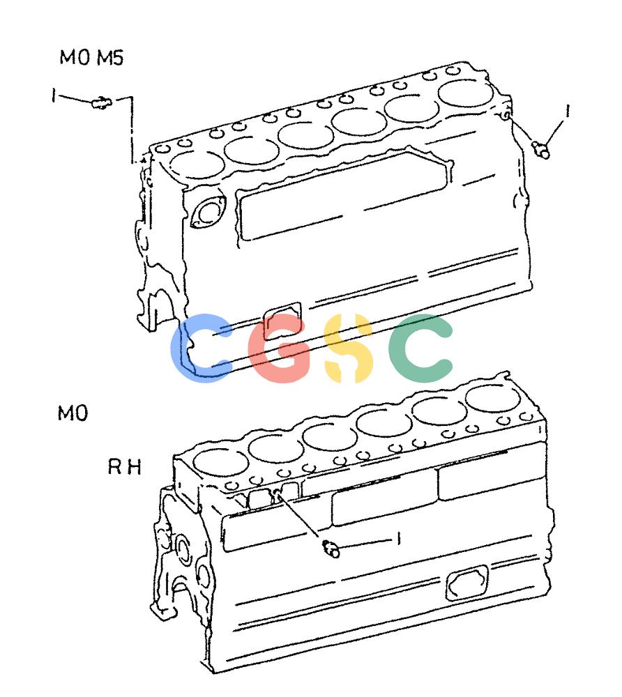 神钢零件查询(6D22-TC) - MITSUBISHI DIESEL ENGINE - K912, K912LC, & K916 (1/83-12/06) (01-030) - ENGINE HANGER Kobelco