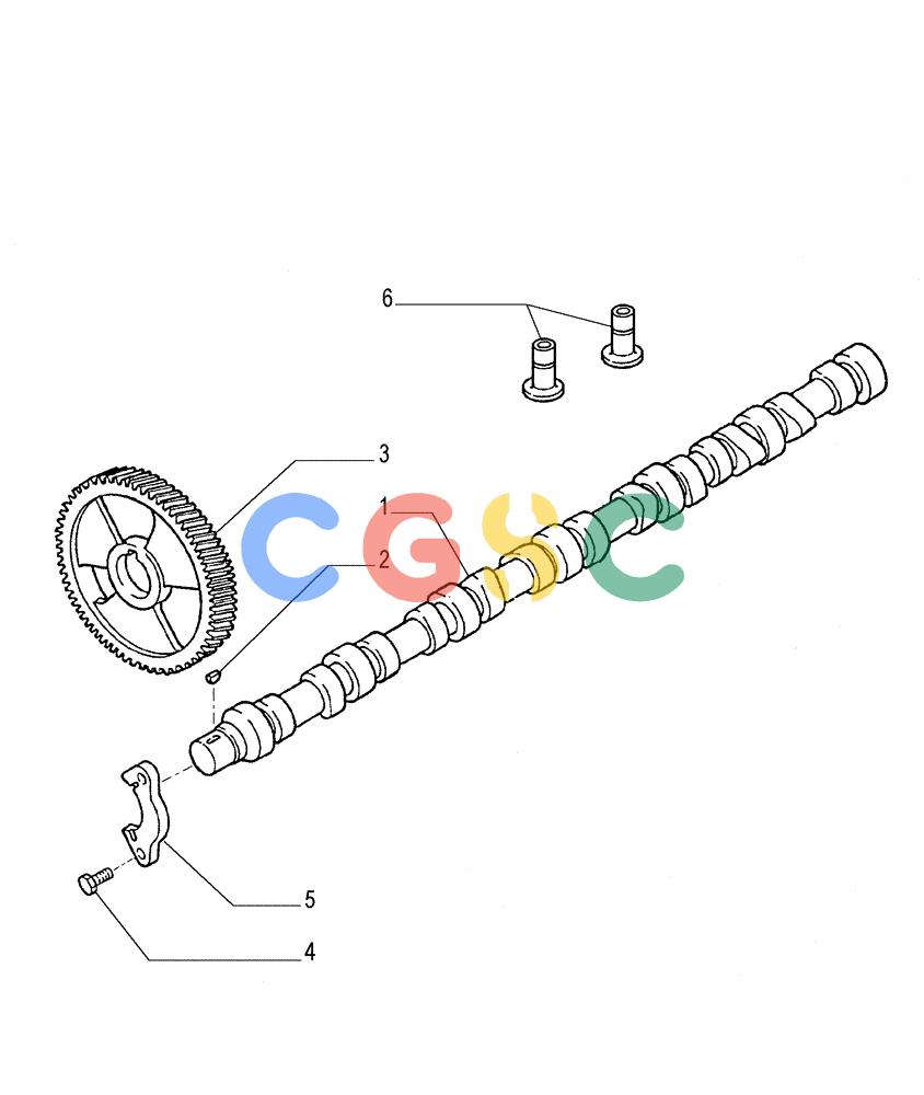 纽荷兰零件查询(FL145) - CRAWLER LOADER (N.A. VERSION) (11/98-) (0.120[01]) - CAMSHAFT - TIMING CONTROL New Holland Constructuion
