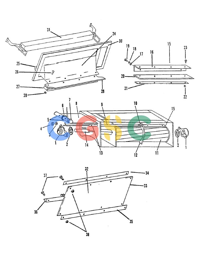 凯斯零件查询(1600) - CONCORD AIR SYSTEM (1/97-12/01) (16) - PRODUCT METER, LEFT Case Agriculture
