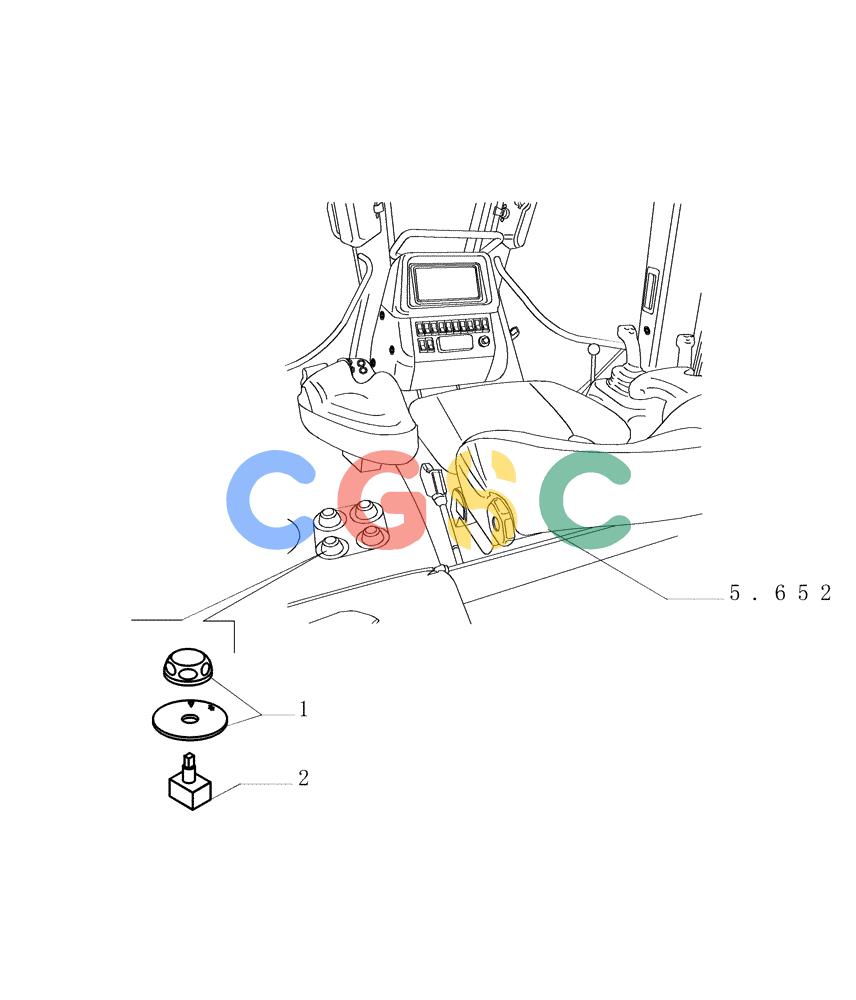 纽荷兰零件查询(DC150PS) - CRAWLER DOZER (9.665[05]) - AIR CONDITIONING - OPTIONAL CODE 76071303 New Holland Constructuion