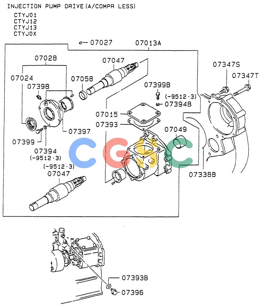 神钢零件查询(6D22-TC) - MITSUBISHI DIESL ENGINE - SK EXCAVATORS (1/06-12/06) (03-002[04]) - FUEL INJECTION PUMP GENERAL Kobelco