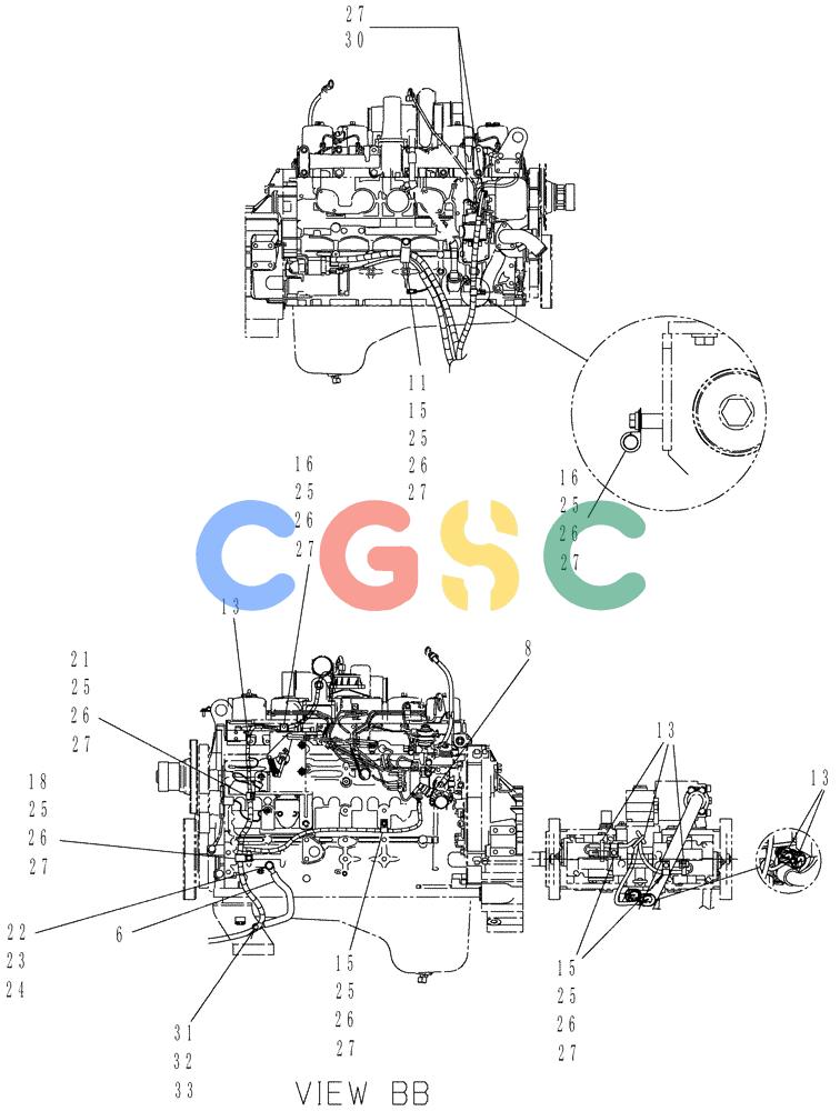 纽荷兰零件查询(E215B) - CRAWLER EXCAVATOR - TIER 3 (ROPS CAB) ASN NBDA21800 (6/13-) (01-083[03]) - HARNESS ASSY, UPPER New Holland Constructuion
