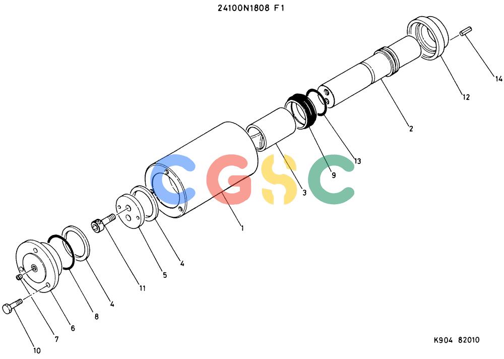 神钢零件查询(K905) - EXCAVATOR BTW LP0004 - LP0554 (1/82-12/03) (02-005) - ROLLER ASSEMBLY, CARRIER Kobelco