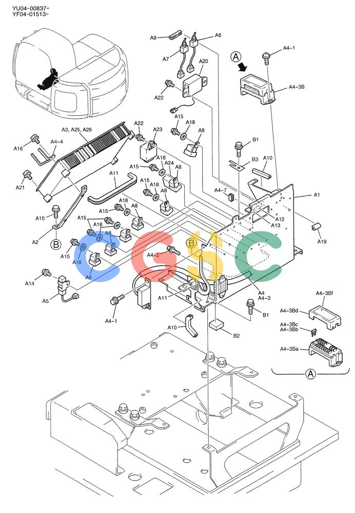 纽荷兰零件查询(E235SRLC) - CRAWLER EXCAVATOR BTW YU04-00837 - YU04-01417 (01-049[01]) - CONTROLLER GROUP New Holland Constructuion