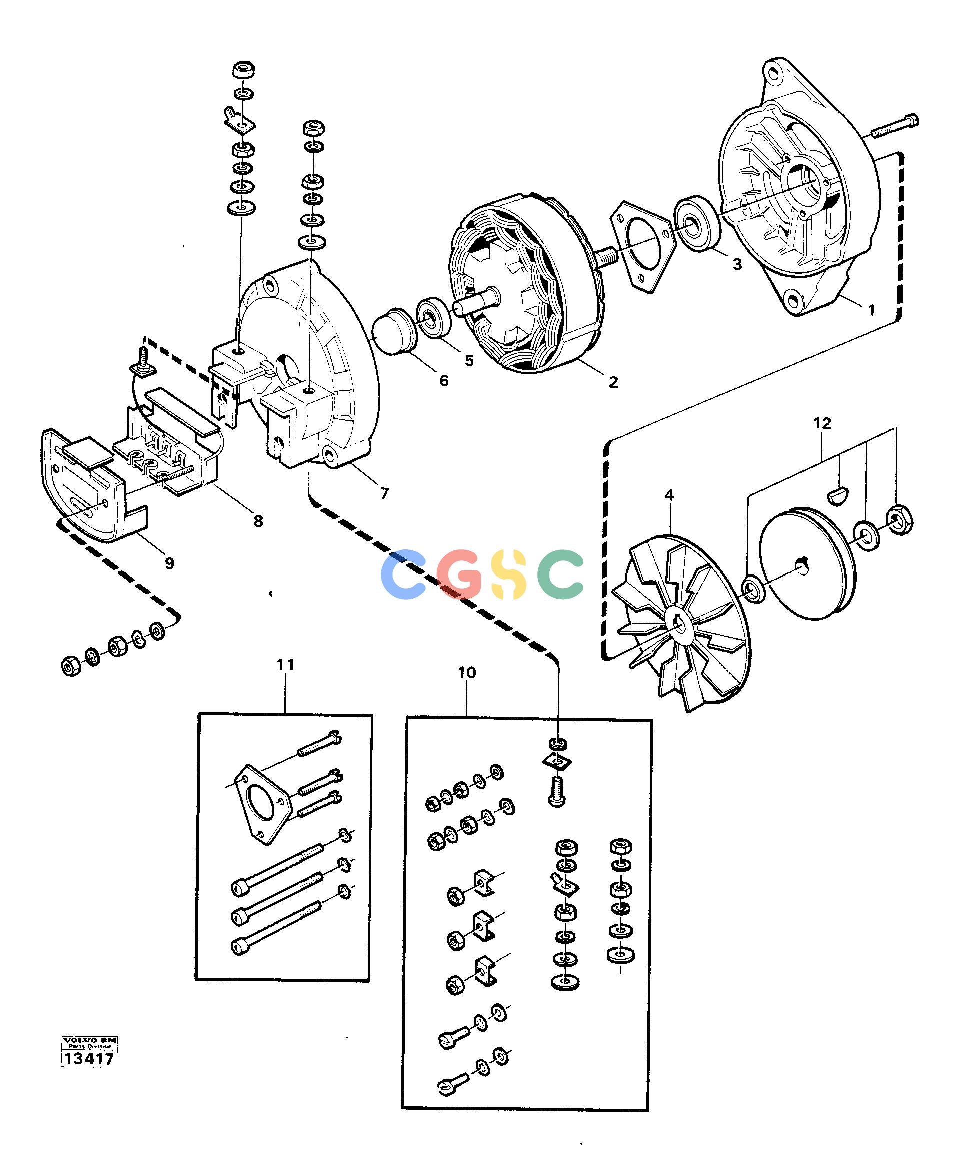 沃尔沃零件查询861 Alternator tillv nr-58781861 NoneNoneNoneAutodata Volvo online