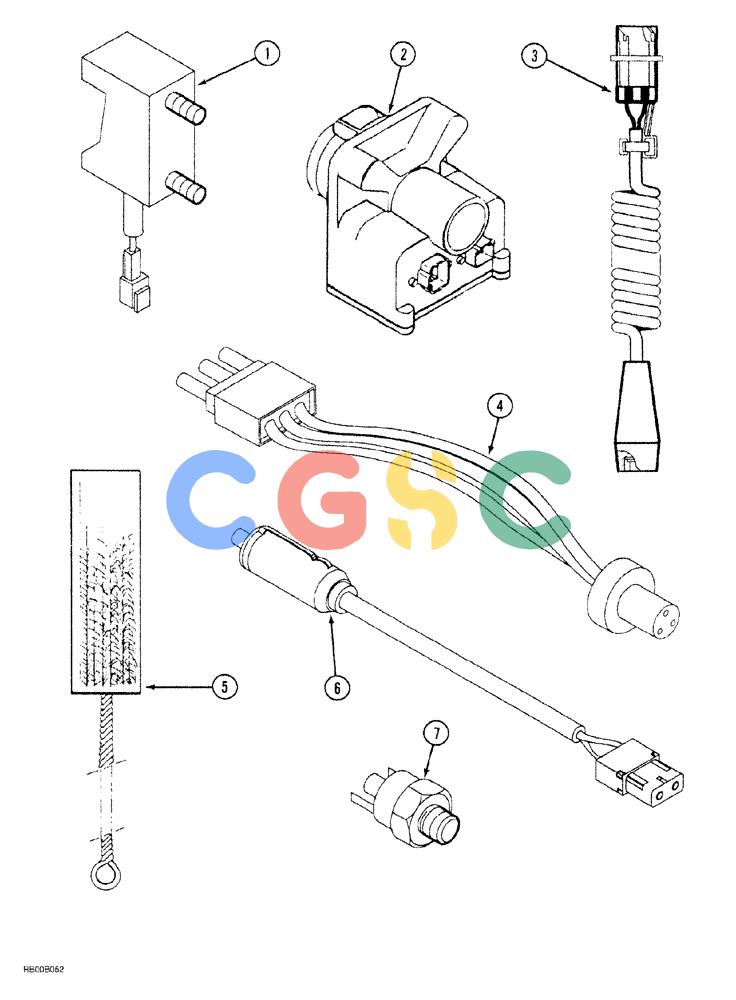 凯斯零件查询(AFS) - CONCORD AIR SYSTEMS (1/00-12/00) (02-48) - MISCELLANEOUS AFS COMPONENTS Case Agriculture