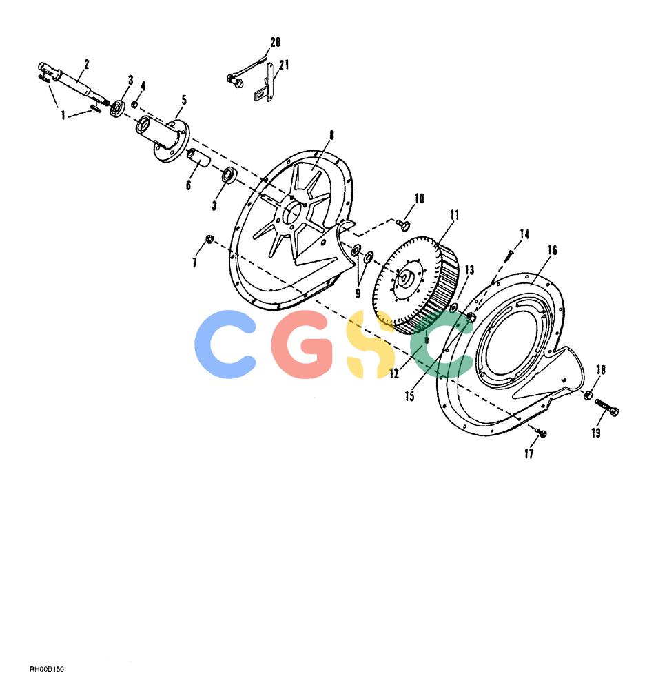 凯斯零件查询(AFS) - CONCORD AIR SYSTEMS (1/00-12/00) (02-22) - BLOWER PARTS, DIESEL Case Agriculture