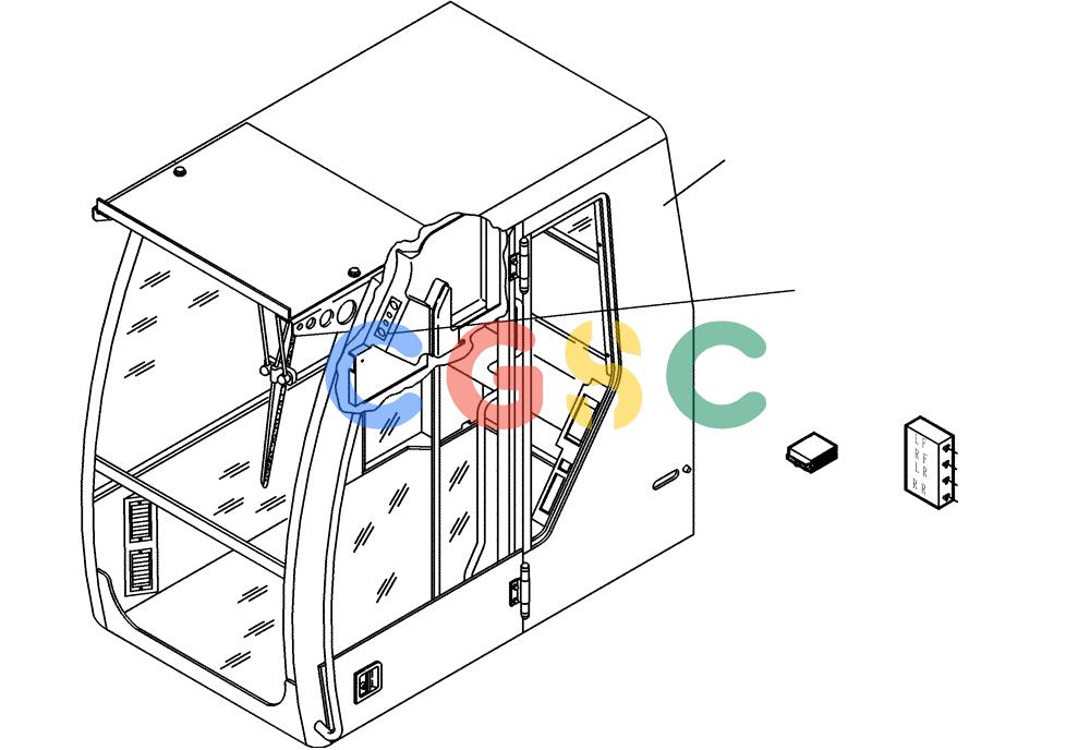 纽荷兰零件查询(EC450) - CRAWLER EXCAVATOR (SN: 750001-UP) (11/99-) (31.510[001]) - RADIO INSTALL.MATERIAL (OPTION) (S/N 750001-UP) New Holland Constructuion