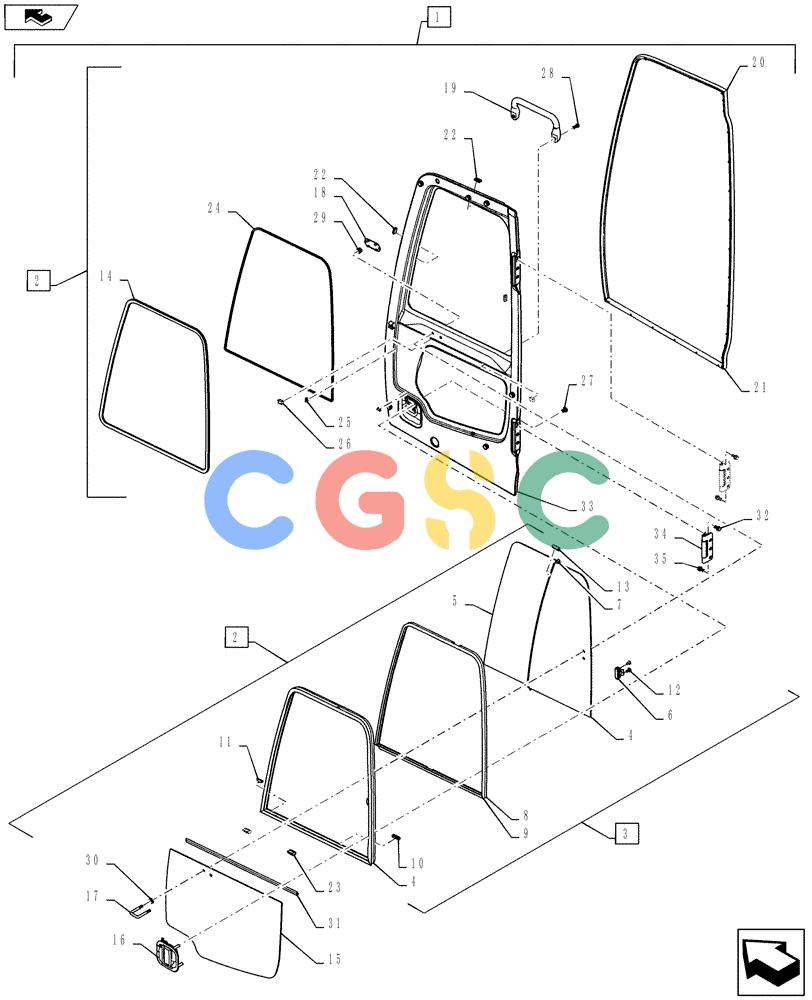 神钢零件查询(ED160 BLADE) - HYDRAULIC EXCAVATOR - ASN LH02-01501 (9/12-12/13) (90.154.AA) - CAB DOOR Kobelco