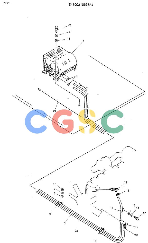 神钢零件查询(MD450BLC) - EXCAVATOR BTW TS0201 - TS0394 (1/80-12/06) (05-011) - HEATER ASSY Kobelco