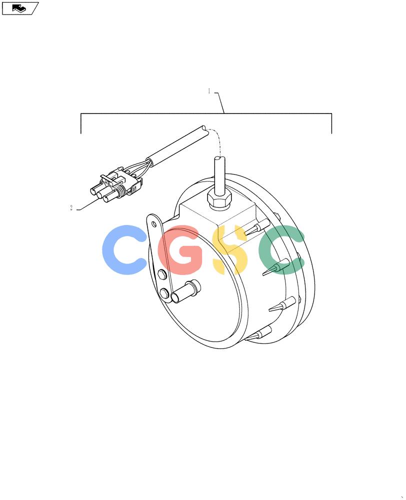 凯斯零件查询(810) - FLEX-AIR APPLICATOR - 2012 (2/12-) (55.636.04) - APPLICATION RATE SENSOR ASSEMBLY Case Agriculture