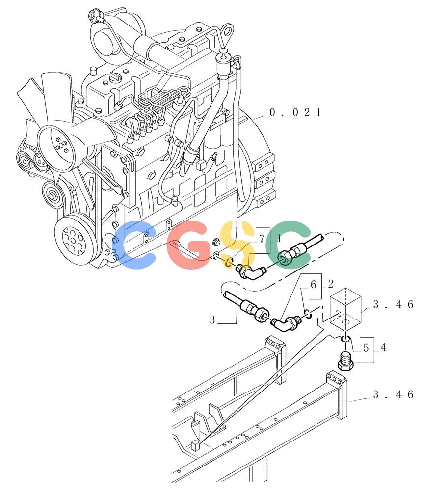 纽荷兰零件查询(DC180.B) - CRAWLER DOZER TIER 2 (3/03-) (0.505[06]) - ENGINE - RELATED PARTS New Holland Constructuion