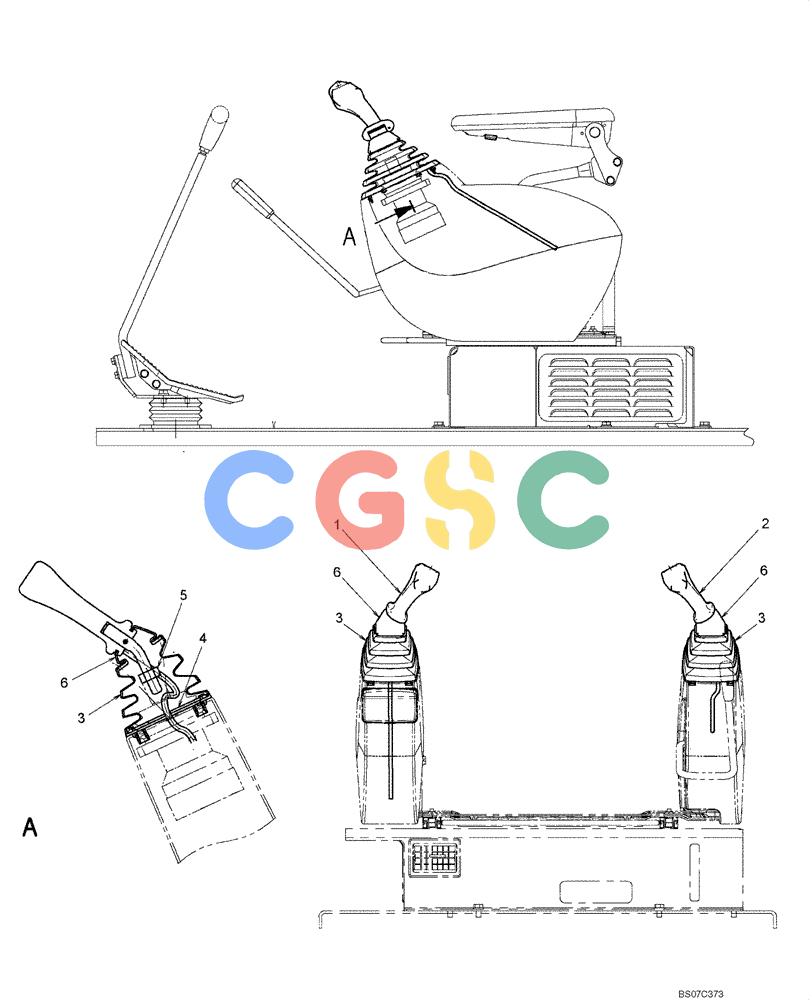 神钢零件查询(SK170-8) - ACERA MARK III EXCAVATOR - TIER 3 (NA) ASN YM04-U1601 - (5/07-12/12) (02-29[00]) - GRIP ASSEMBLY (YN03M01968F1) Kobelco