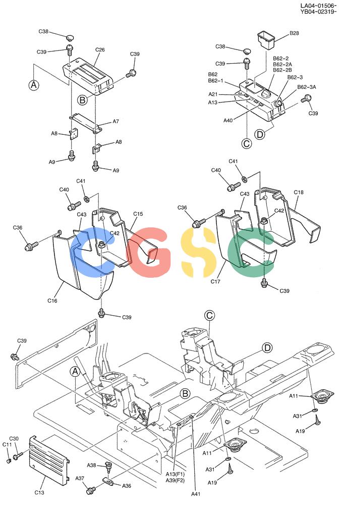纽荷兰零件查询(E200SRLC) - CRAWLER EXCAVATOR BTW LA04-01506 - LA04-01625 (01-046[02]) - PANEL ASSY, INSTRUMENT New Holland Constructuion