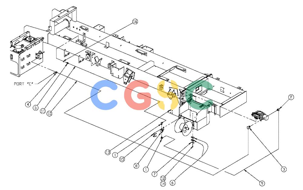 凯斯零件查询(810) - FLEX-AIR APPLICATOR - 2009 (9/09-12/11) (12-011) - PRESSURE WASHER W/WET KIT HYD Case Agriculture
