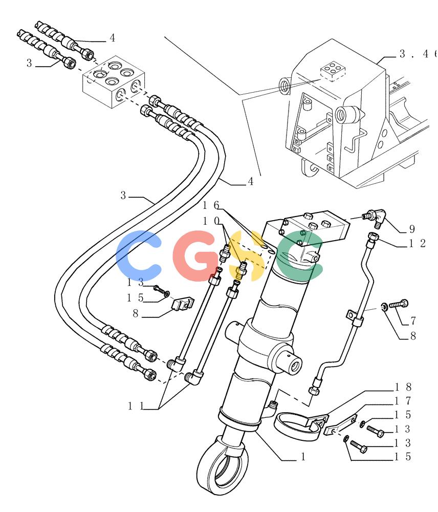 纽荷兰零件查询(DC150PS) - CRAWLER DOZER (9.478[07]) - HYDRAULIC FUNCTION - PAT- OPTIONAL CODE 76076649 New Holland Constructuion