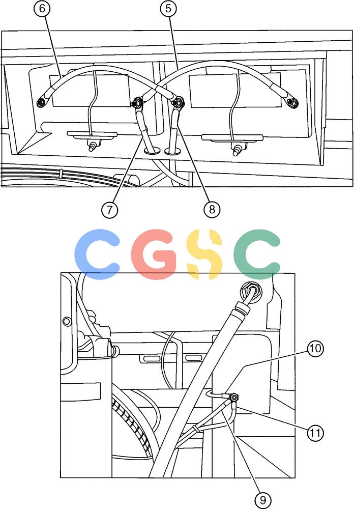 凯斯零件查询(4375) - TITAN FLOATER (5/98-8/99) (02-004[02]) - ENGINE ELECTRICAL Case Agriculture
