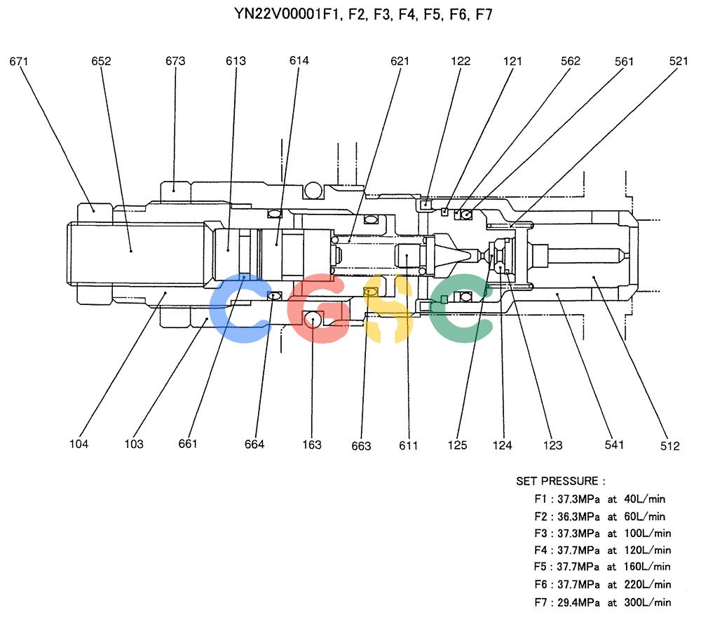 纽荷兰零件查询(E235SRLC) - CRAWLER EXCAVATOR BTW YU04-00837 - YU04-01417 (07-022) - VALVE ASSY, MAIN RELIEF New Holland Constructuion