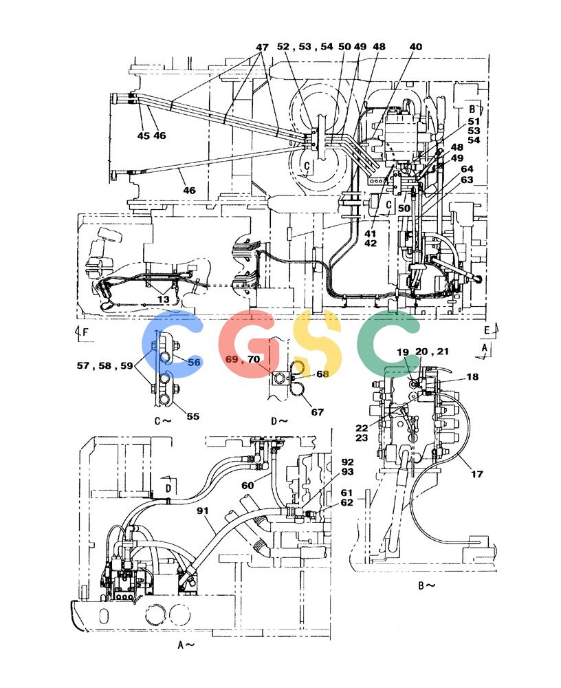 纽荷兰零件查询(E805) - CRAWLER EXCAVATOR (1/05-) (08-147-00[01]) - SECOND OPTION LINE New Holland Constructuion